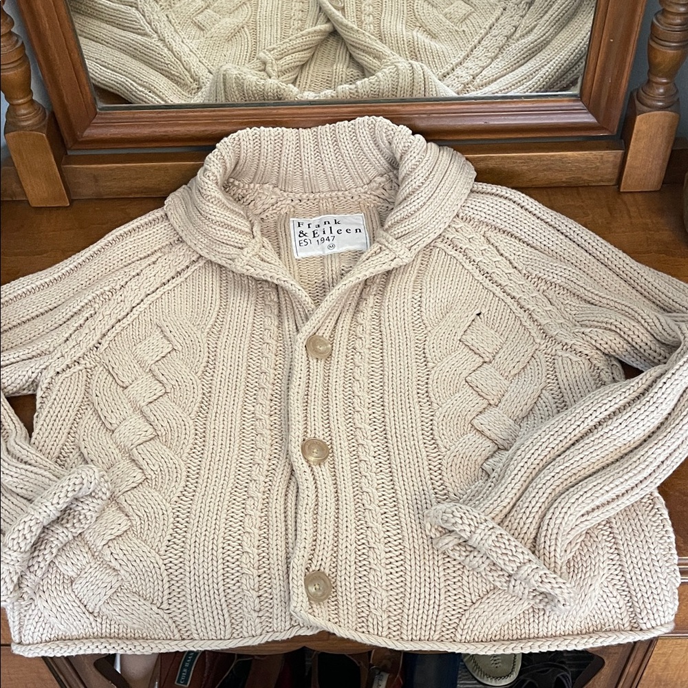 Frank & Eileen Sand Cable Knit Mini Cotswolds